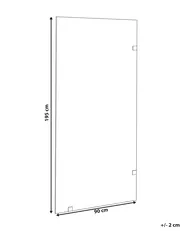 Shower Screen ICALMA 900 x 1950 mm Transparent_998935