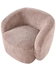 Swivel Armchair TORE Swivel Fabric Taupe_1165540