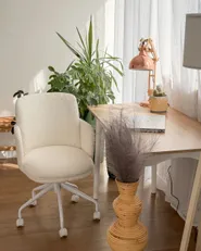 Office Chair DRYDEN Boucle Off-White_1186266