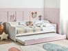 Lit gigogne Bois de pin EDERN 90 x 200 cm Rose
