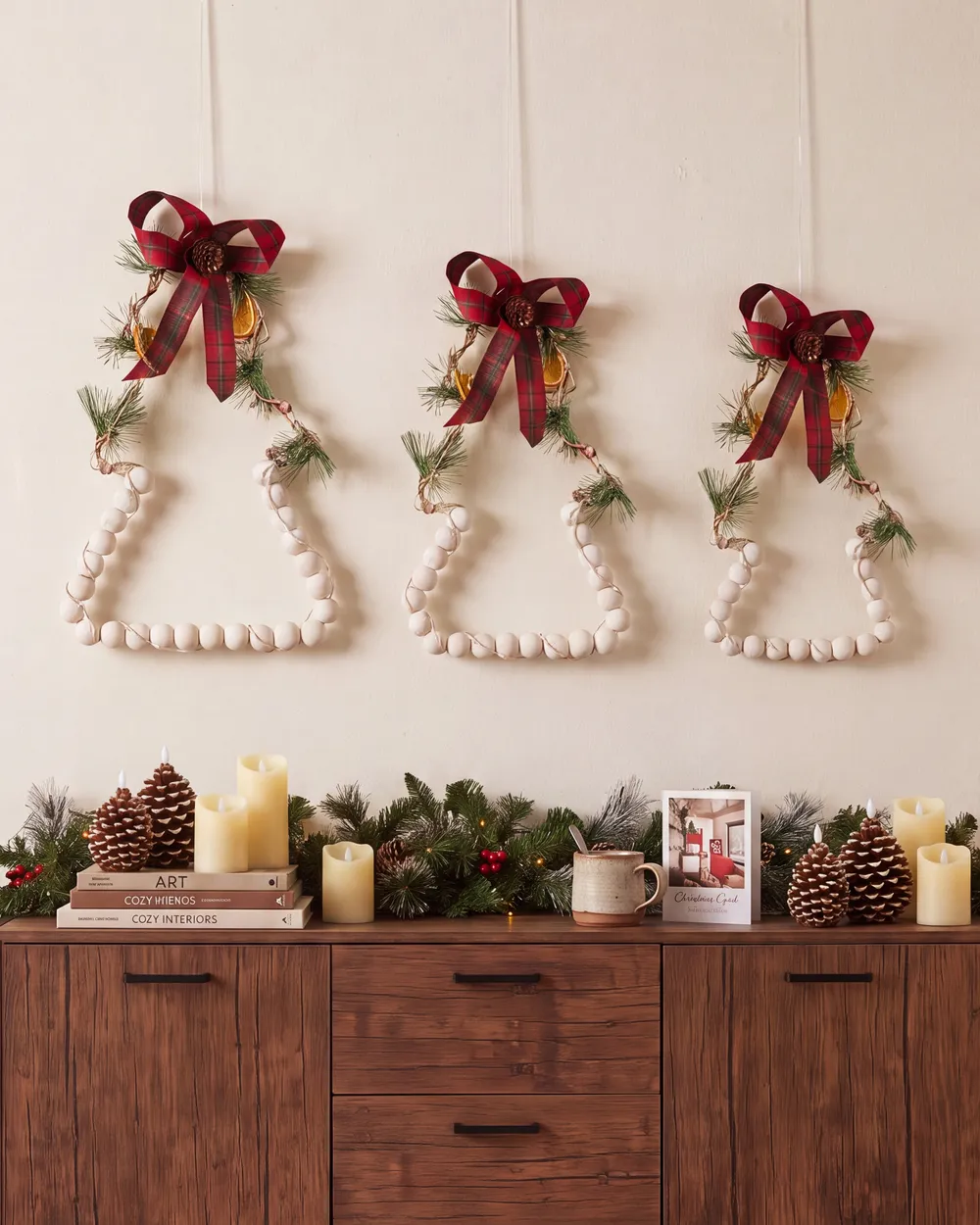 LED KYVESI 20/25/30 cm Albero di Natale Bianco_1145992