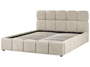 Ottoman Bed NOYON Fabric Taupe 160 x 200 cm (EU King Size)_1056082