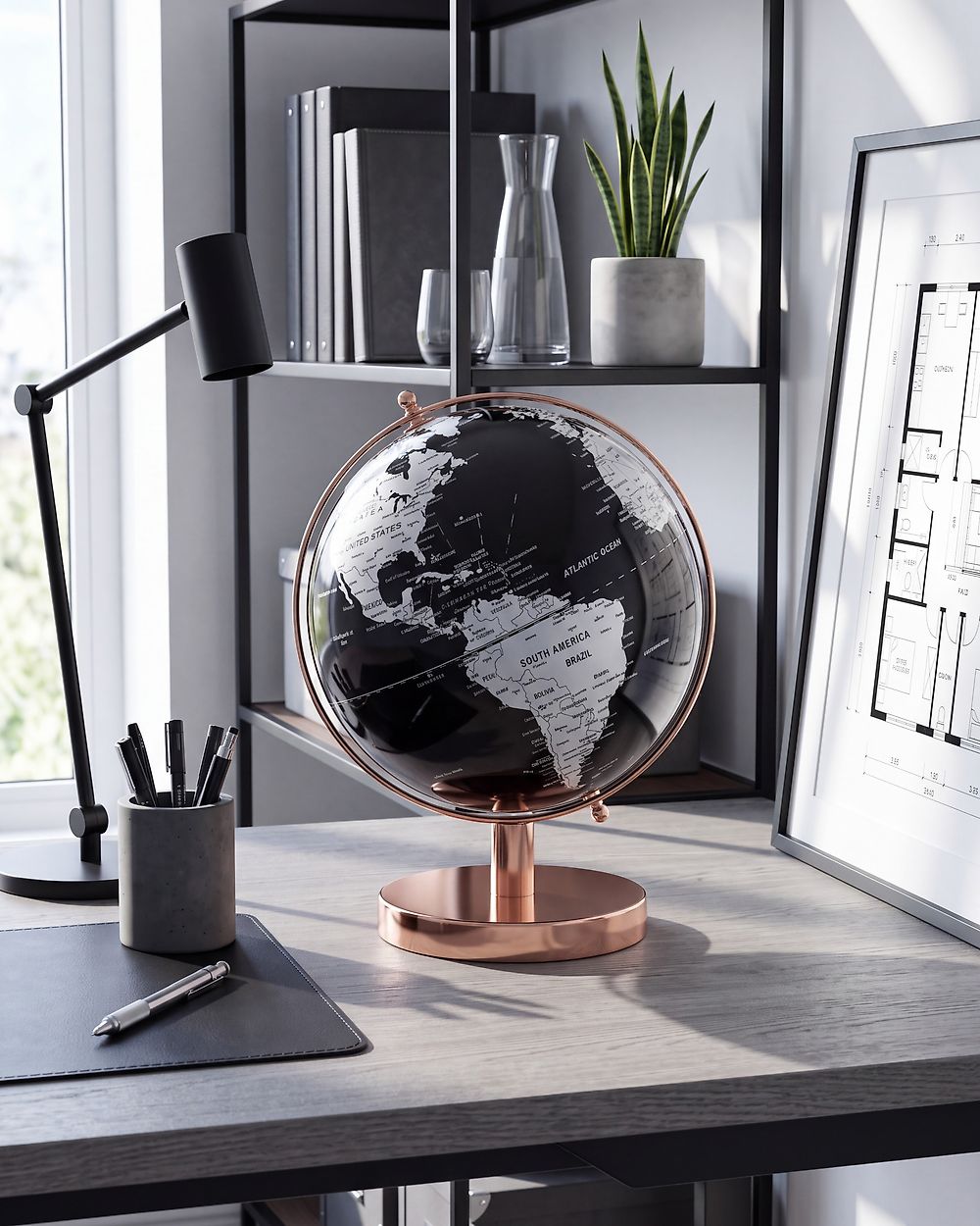 Globe CABOT 28 cm Black