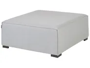 Garden Sofa with Ottoman 4 Seater AREZZO Modular Light Grey_867551
