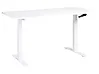 Manual Adjustable Standing Desk DESTINES 160 cm x 72 cm White