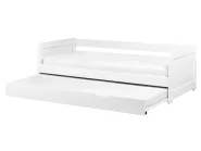 Trundle Bed Pine Wood GRAVELINES 90 x 200 cm (EU Single) White_939591