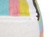 Cotton Pouffe 45 x 45 cm Multicolour MONEASA_922566