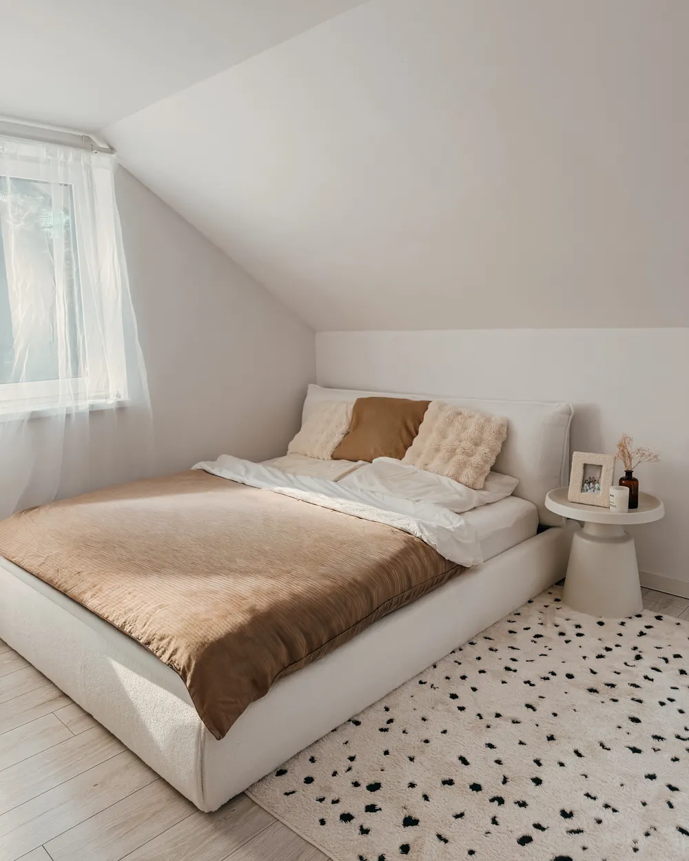 Dekbedovertrekset AVONDALE 135 x 200 cm Katoen-satijn Beige_1062752