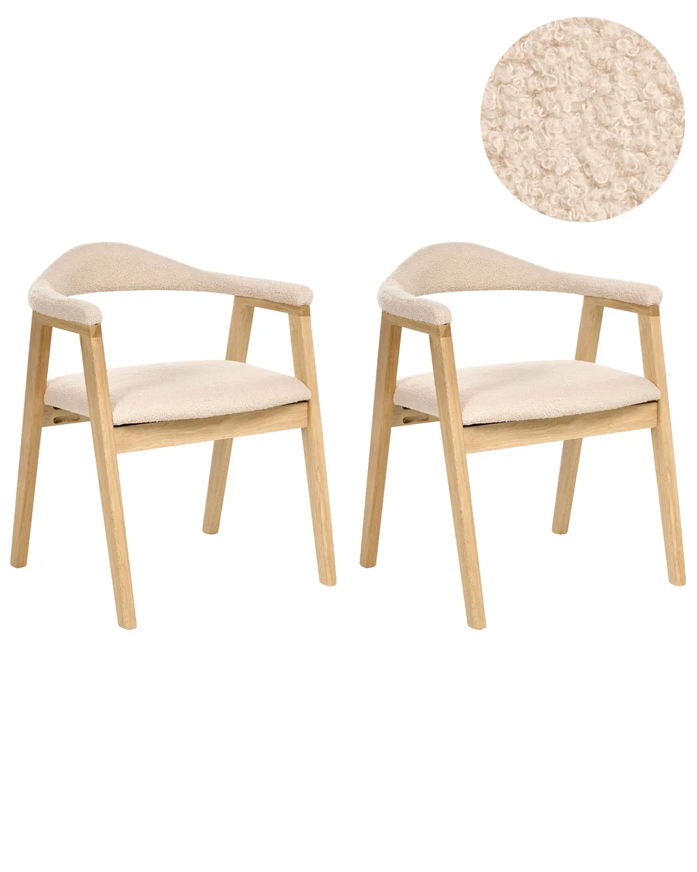 Juego De 2 Sillas De Comedor Giratorias, Sillas De Salón De Tela Sherpa Con Reposabrazos Estilo Moderno Gris