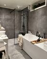 Badewanne mit Armatur weiss rechteckig 170 x 75 cm QUATRE_862782