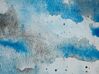 Tapis avec tache bleu et grise 80 x 150 cm BOZAT_755321