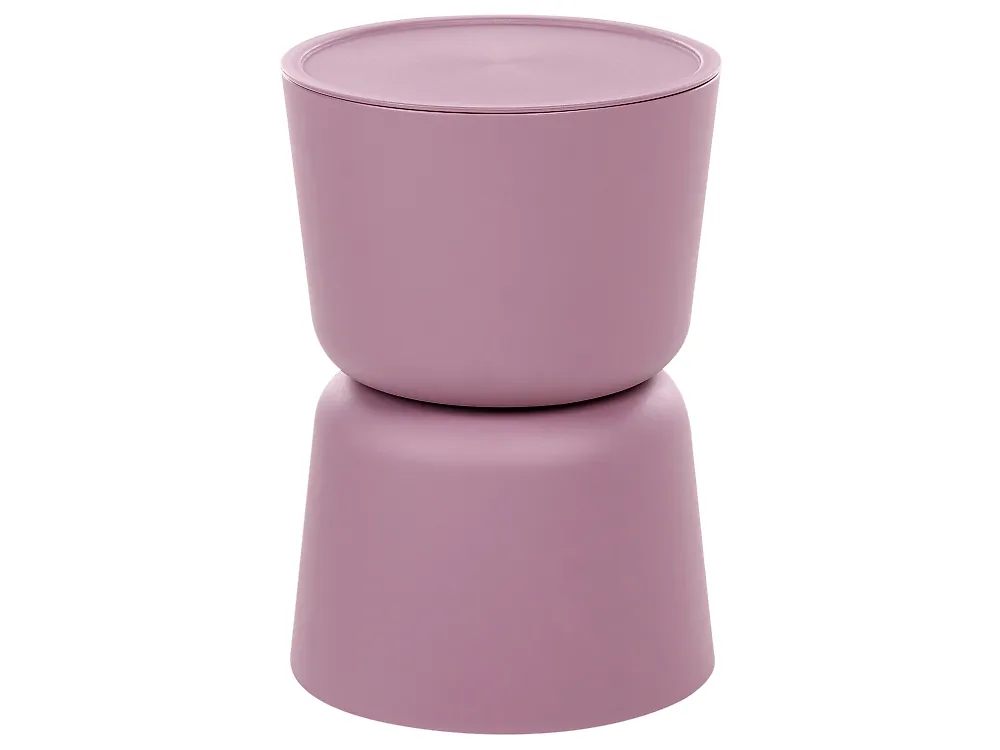 Set of 2 Side Tables with Storage ATACAMA 32/40 cm 32/40 cm Purple Green_1172134