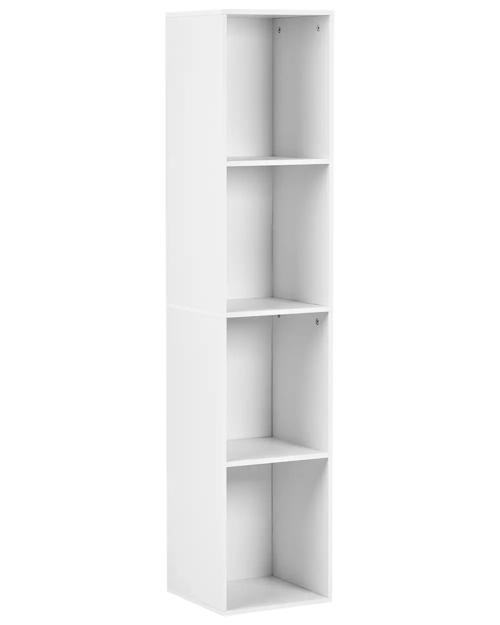 Regał na książki 4 półki WINNIPEG 143 cm Biały
