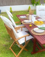 Set di 2 sedie da giardino MAUI II Legno d'acacia Marrone chiaro_983743