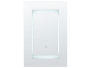 Led-Speilskap Til Bad Svart 50X14X60 Cm main image 0
