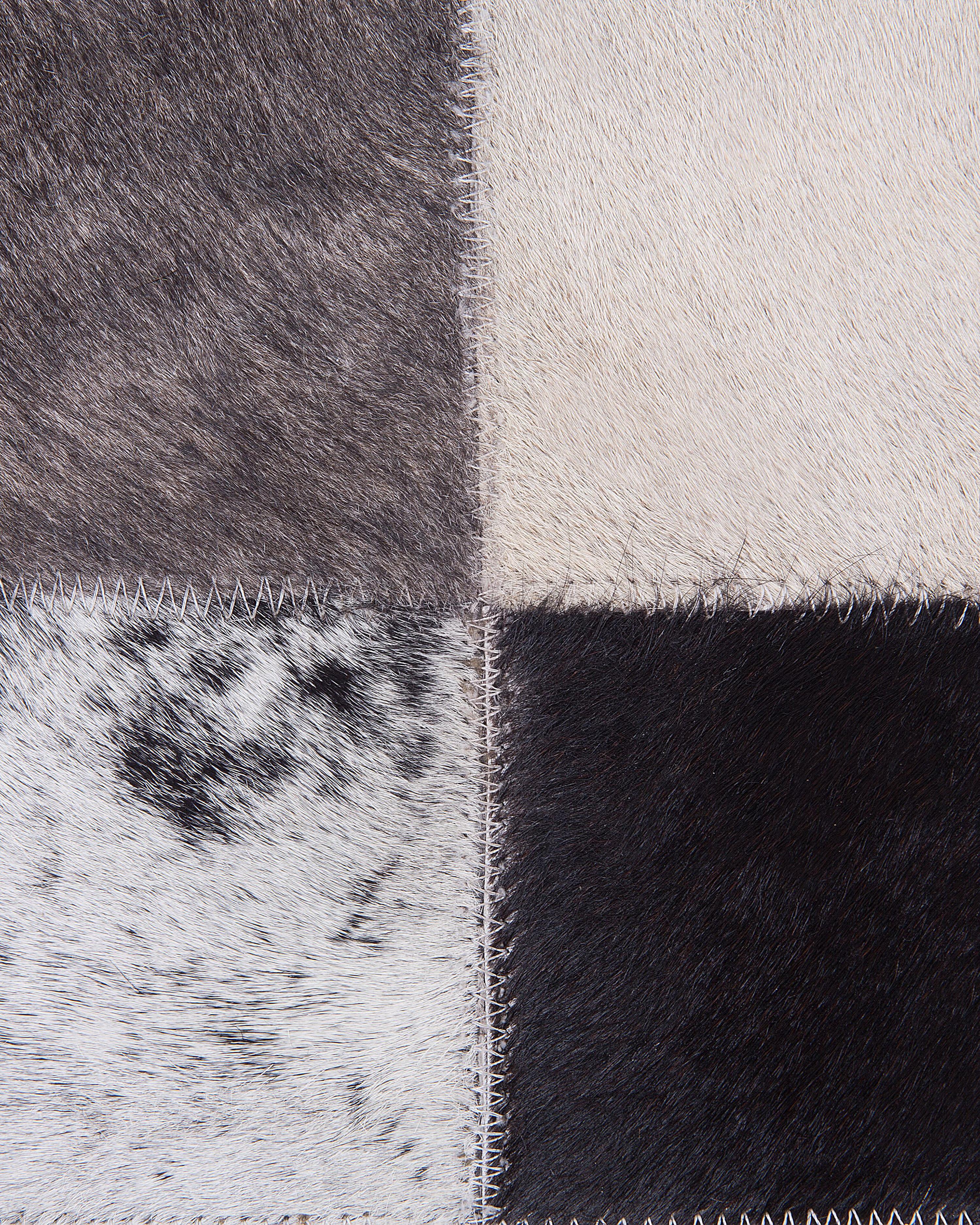 Cowhide Area Rug 160 x 230 cm Brown RIZE_213178