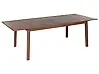 Extending Garden Dining Table CESANA 180/240 cm 100 cm Acacia Wood Dark Brown