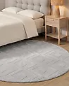 Alfombra KEVIREL Gris ø 160 cm