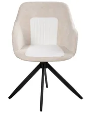 Set di 2 sedie da pranzo LIKELY Tessuto Bianco_1042426