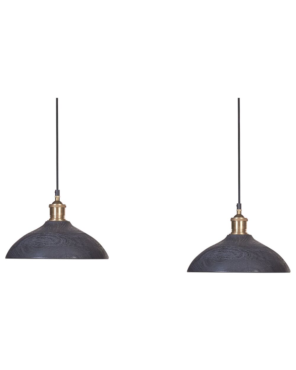 Pendant Lamp CHEYYAR Mango Wood Black