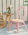 Rattan Kids Chair Pink KALIVIA_931972