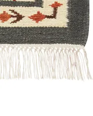 Tappeto GHUKASAVAN Multicolore 200 x 300 cm Kilim Lana_859092