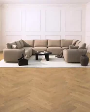 Modular Sofa 2 Seater MESNALI Boucle Off-White_1049342