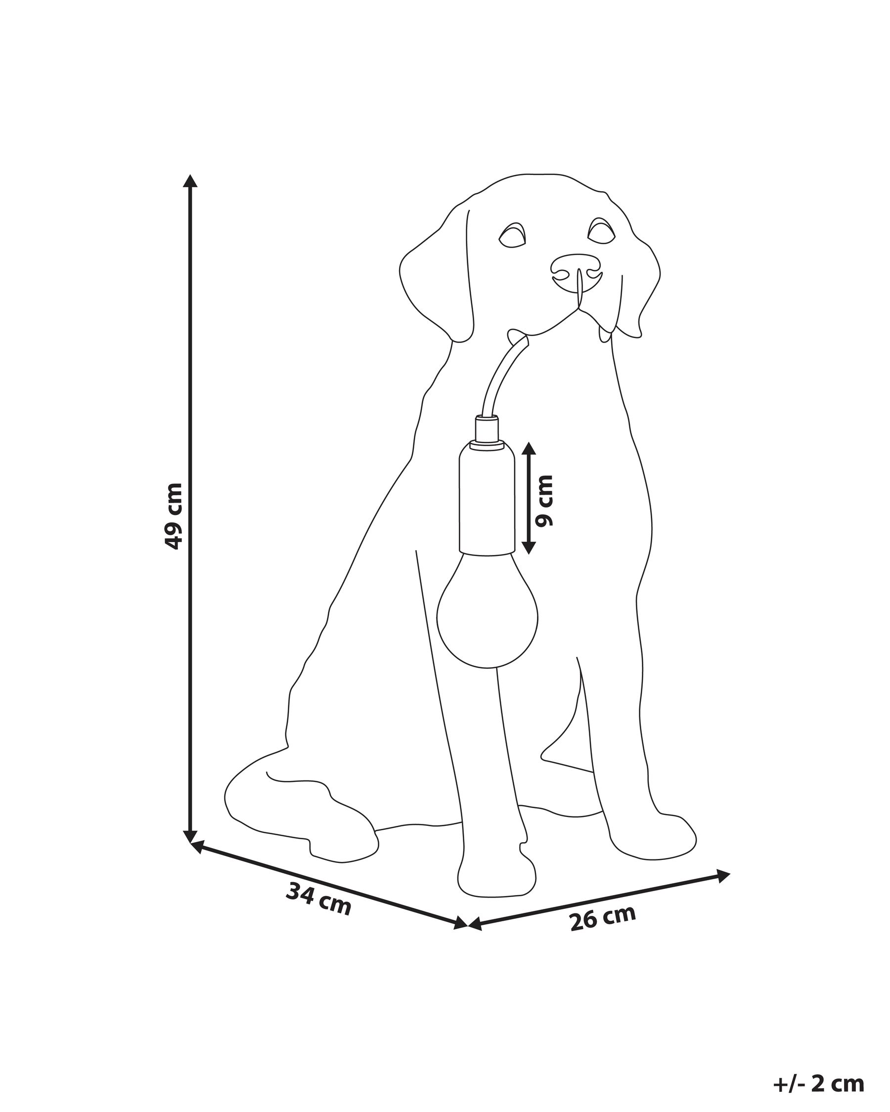 Table Lamp Dog MARLEY Gold_1004083