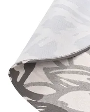 Outdoor Rug SOLAPUR Grey ø 160 cm_992449