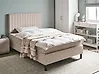 Cama continental Tela COUNTESS 120 x 200 cm Beige