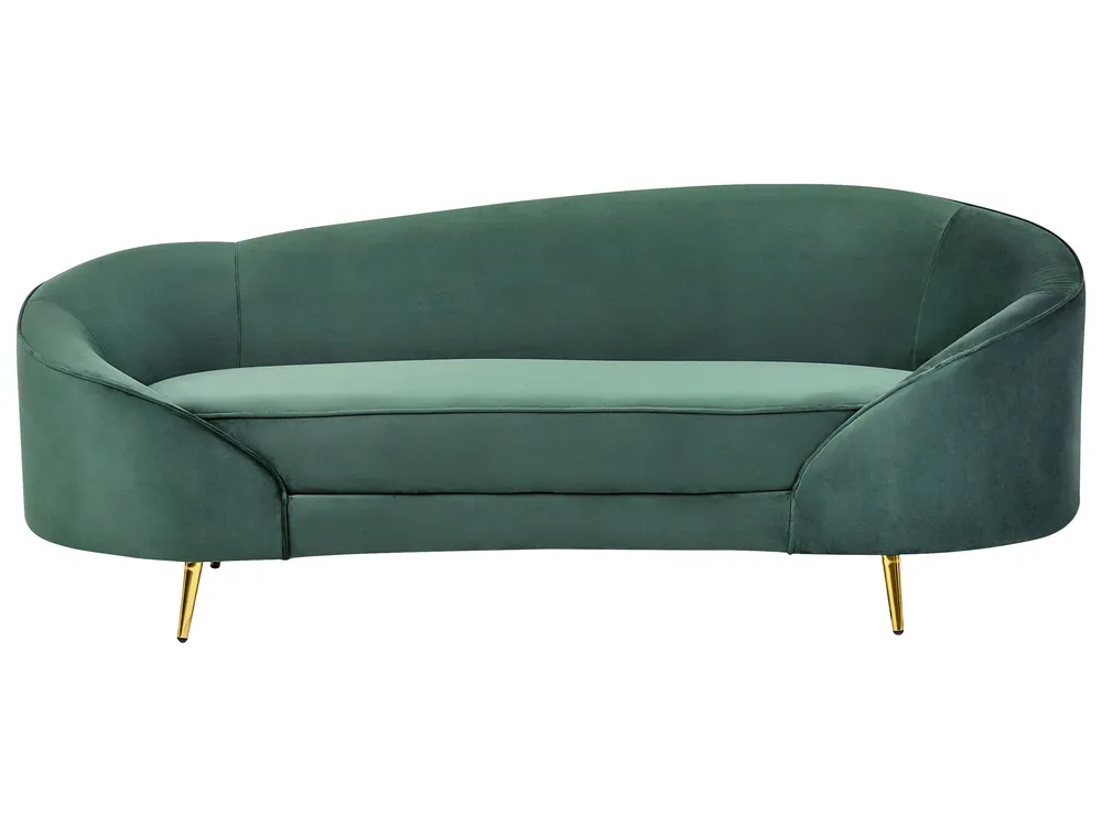 Sofa 2 Seater SAVAR Velvet Emerald Green