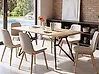 Dining Table BUSCOT Light Brown 160 cm 90 cm