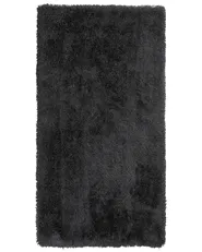 Dywan shaggy CIDE Czarny 80 x 150 cm_746828