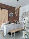 Zasněžený umělý vánoční stromek 210 cm bílý TOMICHI_844630