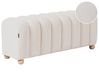 Upholstered Bench IDYLLWILD Boucle Off-White