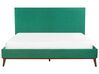 Velvet EU Super King Size Bed Green BAYONNE_870901