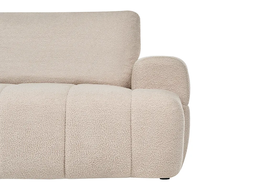 Sofa 3 Seater NARILLA Boucle Beige_1156521