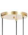 Hängelampe LED Metall gold 3-flammig SHANNON_873355