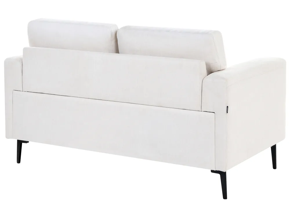 Living Room Set 7 Seater LOUSTO Fabric Light Beige_1043979