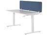 Séparateur de bureau 180 x 40 cm bleu WALLY_800746