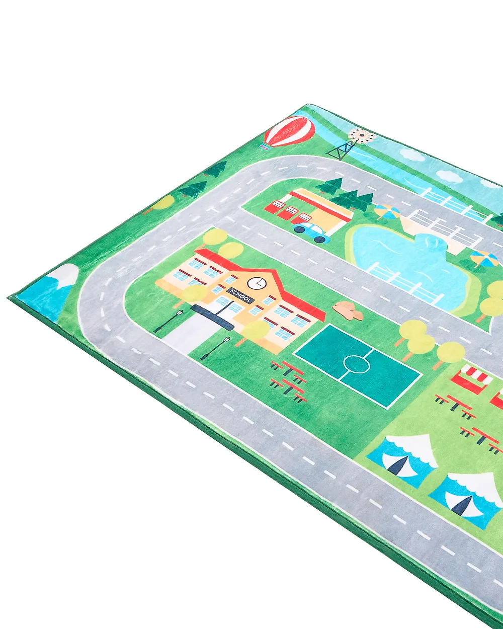 Tappeto Per Bambini SEBEN Verde 80 X 150 Cm - 3