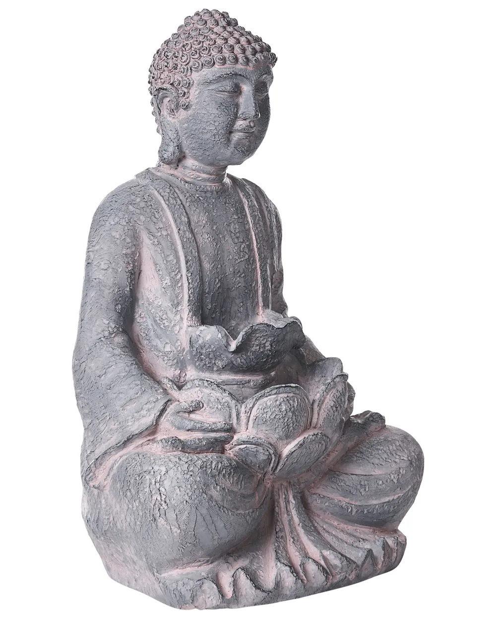 Fontanna ogrodowa LED URLANTE Budda Szary