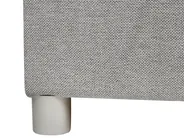 Divan Bed with Storage MINISTER Fabric Light Grey 160 x 200 cm (EU King Size)_873515