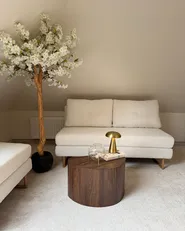 Sofa Bed 3 Seater JERSLEV Boucle Off-White_1153972