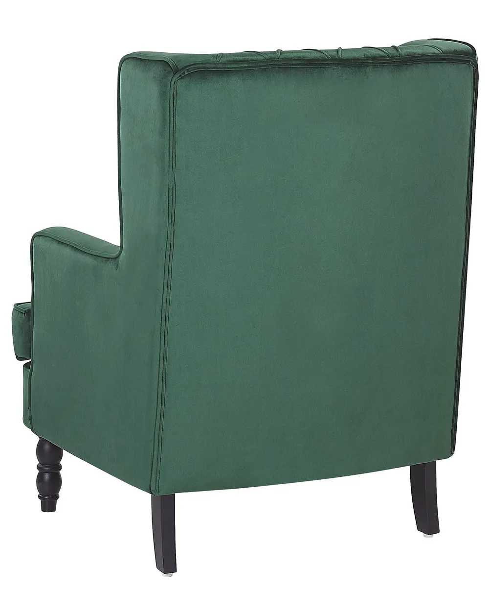 Poltrona SANDSET con poggiapiedi Velluto Verde scuro_776392