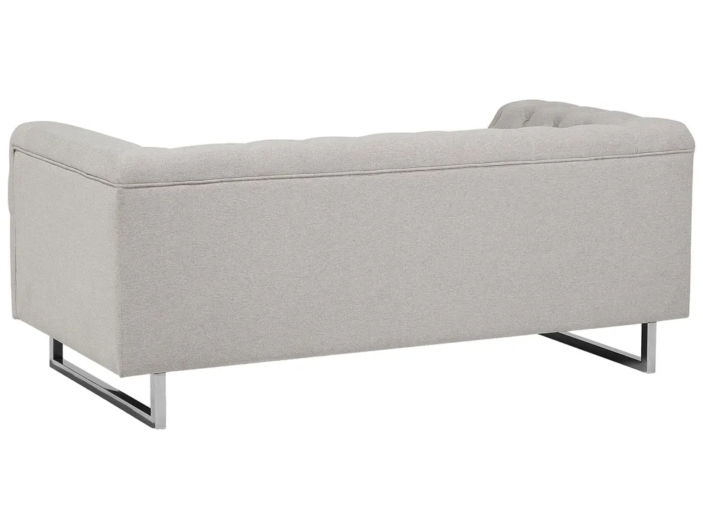 Sofa 2 Seater VISSLAND Fabric Light Beige_706382