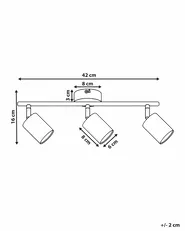 3 Light Spotlight NYANDO Metal White_1029003
