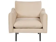 Living Room Set 5 Seater VINTERBRO with Ottoman Velvet Beige_897469