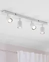 4 Light Spotlight TIGRIS Adjustable Metal White