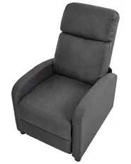 Recliner Chair EMINENCE Faux Linen Dark Grey_1029819